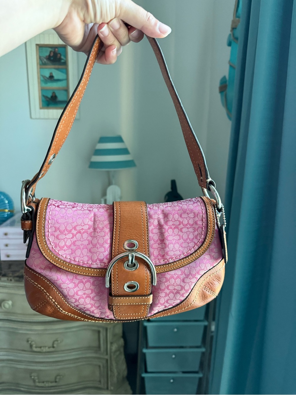 Coach Pink small soho